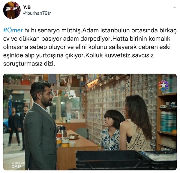 1. Gelin, sosyal medya kullanıcılarının Ömer'in beklentileri karşılamayan sezon finaline yaptığı yorumlara bakalım!👇