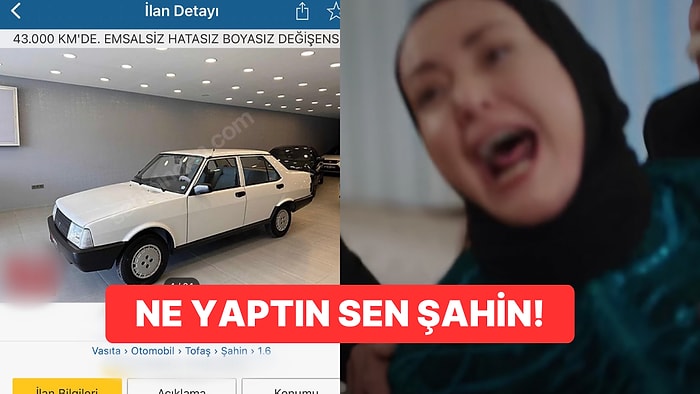 Canınız Çok Sıkılacak! Şahin Fiyatlarının Araba Piyasasının İçinden Geçtiğini Gösteren İlanlar