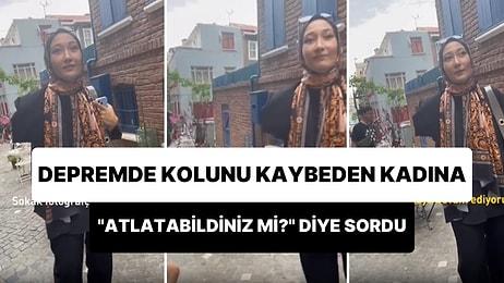 Kahramanmaraş'ta Depremde Kolunu Kaybeden Kadına 'Nasıl Atlatabildiniz mi?' Diye Soran Sokak Fotoğrafçısı