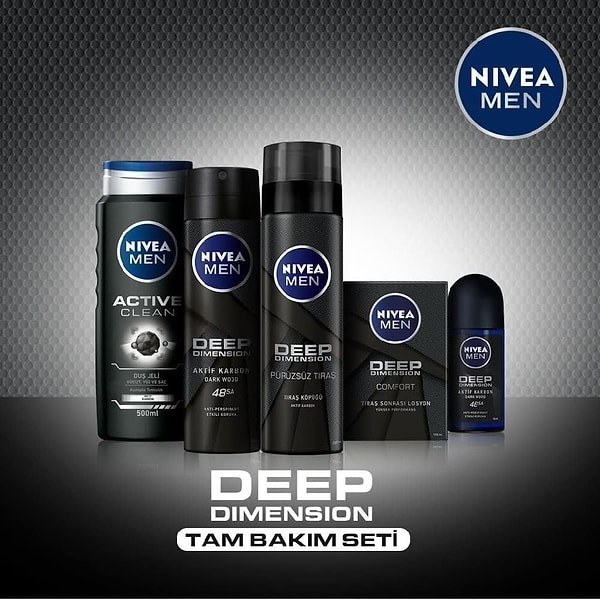 NIVEA Men Deep Dimension Damat Çeyiz Erkek Bakım Seti