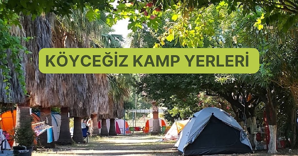 Okaliptüs ve Çınar Ağaçları Altında Köyceğiz’de Kamp Yapılacak En İyi 10 Yer