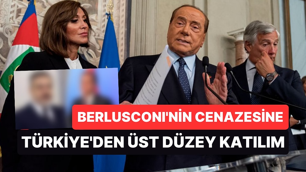 Berlusconi’nin Cenazesine Türkiye'den Üst Düzey Katılım! İki İsim Yola Çıktı
