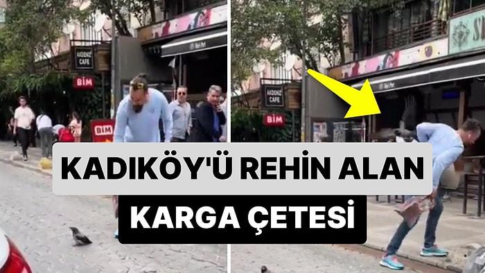 Kadıköy'ü Rehin Alan Karga Çetesi: Biri Yola Oturdu, Diğeri İnsanlara Saldırdı