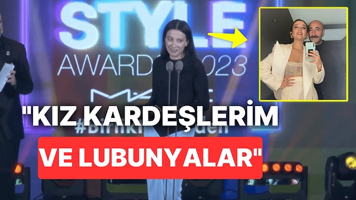 Yeni Gelin Melike Şahin'in "Kimi Sevdiğimizle Yargılanmadığımız Günlere" Sözleri Ödül Törenine Damga Vurdu