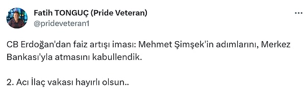 Geçmiş yıllardaki "acı reçete" açıklamaları hatırlandı.