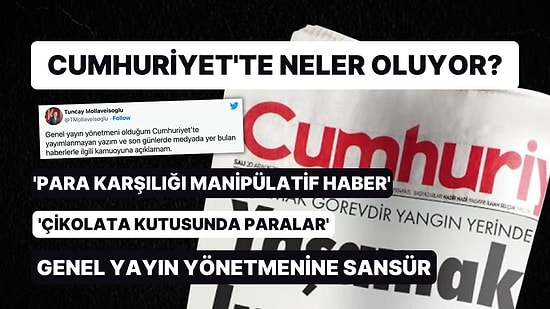 Cumhuriyet'te Sular Durulmuyor: Genel Yayın Yönetmeninin Yazısı Yayınlanmadı