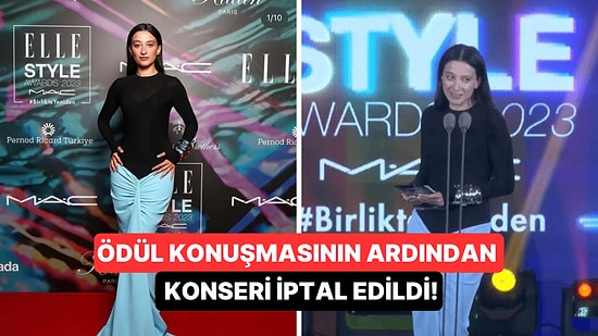 Elle Style Awards'da Ödülünü LGBTİ+'lere ve Kadınlara Adayan Melike Şahin'in Konseri İptal Edildi!