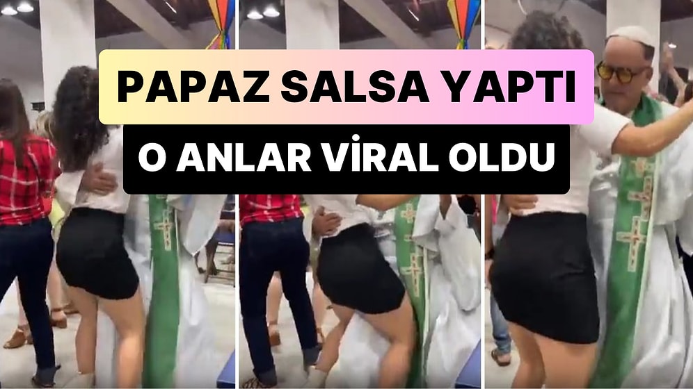 Bir Kadın ile Salsa Dansı Yapan Papazın Sosyal Medyada Viral Olan Görüntüleri
