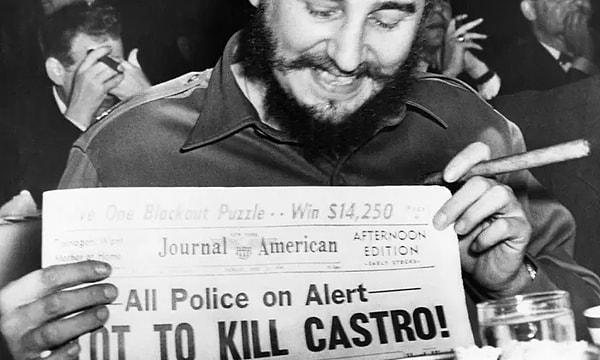 8. CIA, Kübalı lider Fidel Castro'yı öldürmek için 600'den fazla suikast planı yaptı.