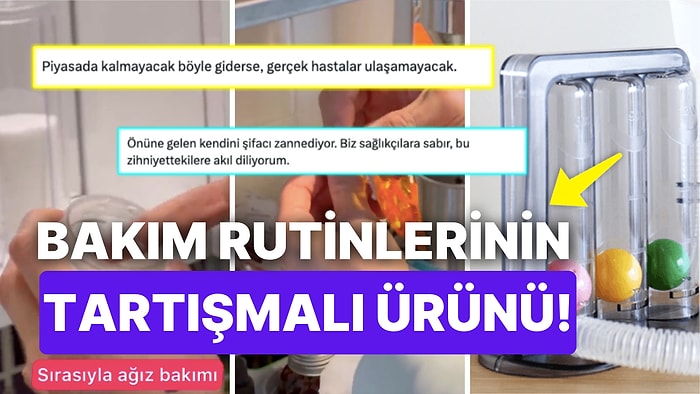 Bakım Yapmadan Duramıyorum Diyenlerin Kararsız Kaldığı "Solunum Egzersiz Aleti" Yeniden Tartışma Yarattı!