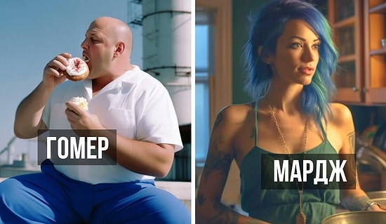 Midjourney сгенерировала, как выглядели бы персонажи «Симпсонов» в реальной жизни