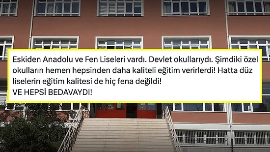 Eğitimin Değersizleştirilerek Önemini Kaybettiği Söylenen Yorumlarla Anadolu Lisesi Tartışması Gündem Oldu