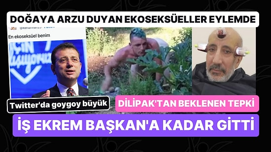 Doğaya Arzu Duyan Ekoseksüellerin Eylemi Twitter'ı Coşturdu: Dilipak Giriş Yaptı, İş Eko Başkan'a Kadar Gitti