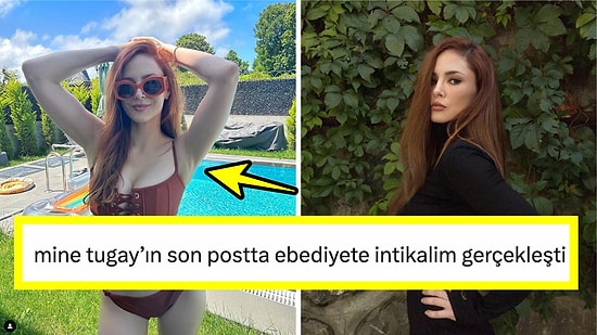 Mine Tugay'ın Bikinili Pozu Karşısında Fenalaşanlardan Güldüren Yorumlar Gecikmedi!