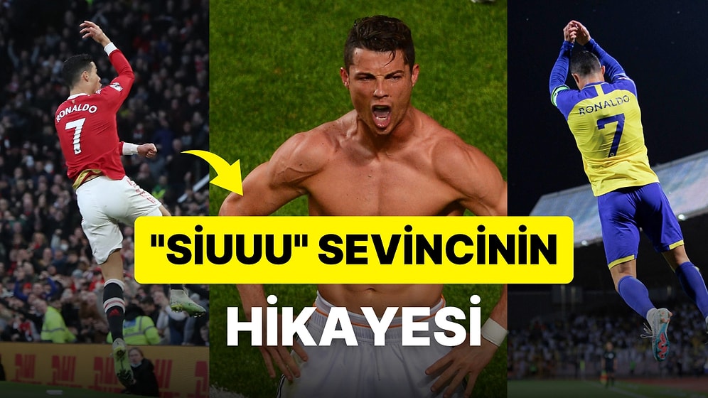 Cristiano Ronaldo'nun Futbol Dünyasına Kazandırdığı İkonik Gol Sevinci Bakın Nasıl Ortaya Çıkmış