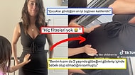 Video Çeken Annesinin Yanına Gelip "Hamile misin?" Diye Soran Çocuk Herkesi Güldürdü