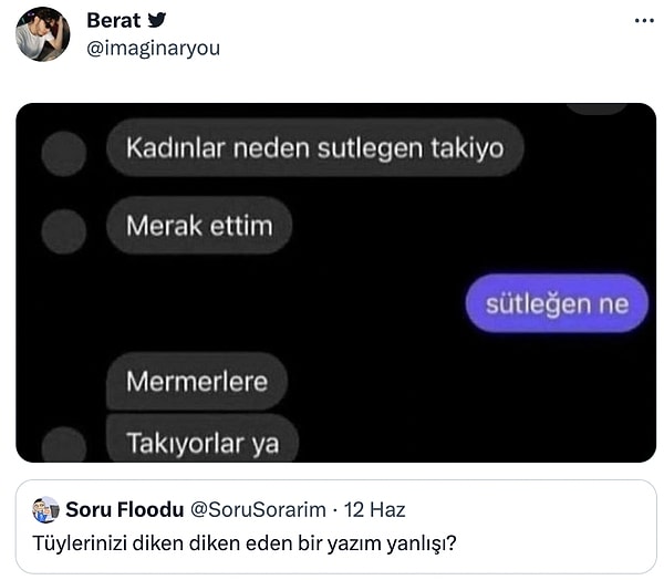 Süt leğeni anlamında demiş olabilir.