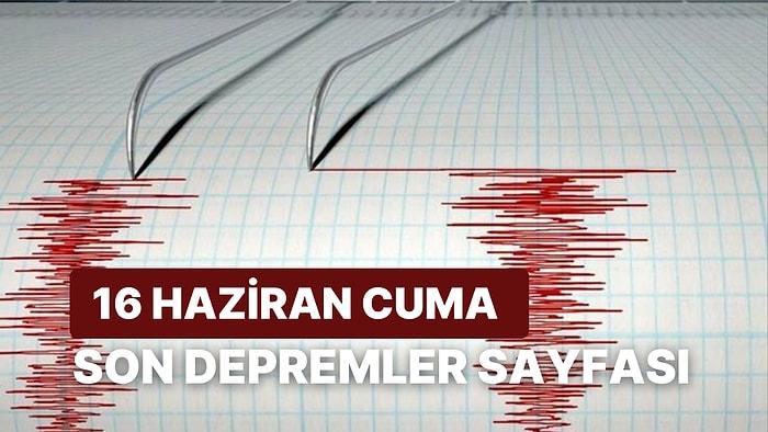 16 Haziran Cuma Kandilli Rasathanesi ve AFAD Son Depremler Listesi: Akdeniz Açıklarında Deprem!