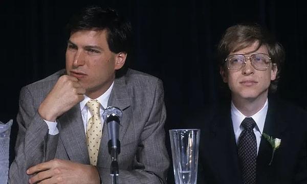 11. Genç Steve Jobs ve Bill Gates (1985)