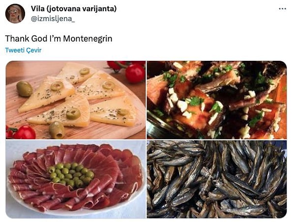 "слава Богу, я  из Черногории"