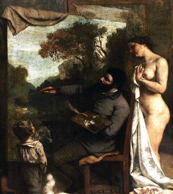 Gördüklerini olduğu gibi resmeden Courbet, süslü sanatsal ifade biçimlerini reddederek empresyonizm ve kübizmin yolunu açmıştır.