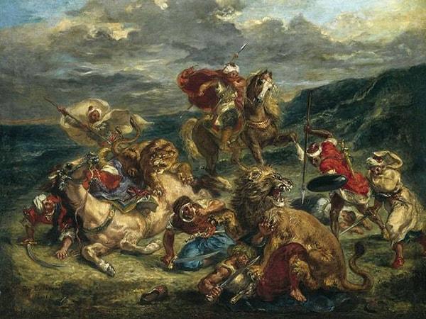 Delacroix, Napolyon Savaşları'nın ardında bıraktığı hüzünle büyüdü ve romantik sanatçılardan Thedore Gericault, Richard Parkes Bonington, Frederic Chopin ve George Sand gibi isimlerden etkilendi.