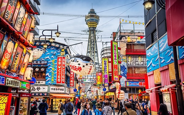 7. Osaka, Japonya