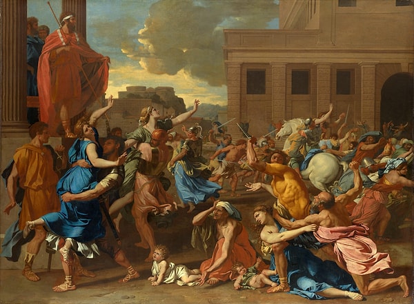 Roma mitolojisinde kadınlara yönelik bakış açısı hakkında çok şey ortaya koyan en ünlü erken dönem eserlerden biri Sabin Kadınlarının Kaçırılması tablosudur.