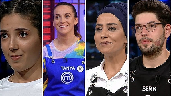 MasterChef'in ikinci hafta eleme kadrosundaki isimler Ayyüce, Tanya, Esra, Berk...