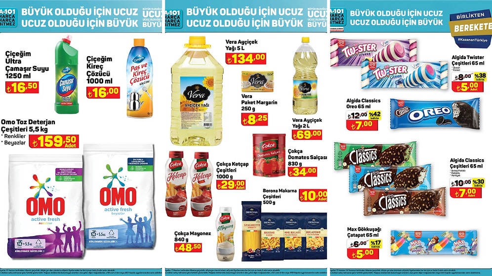 17-21 Haziran 2023 A101 Büyük Olduğu İçin Ucuz Ucuz Olduğu İçin Büyük Aktüel Kataloğu