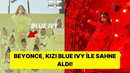 Yine Büyülendik: Pop Müziğin Kraliçesi Beyonce ve Kızı Blue Ivy, Konser Turnesi Sırasında Beraber Sahne Aldı!