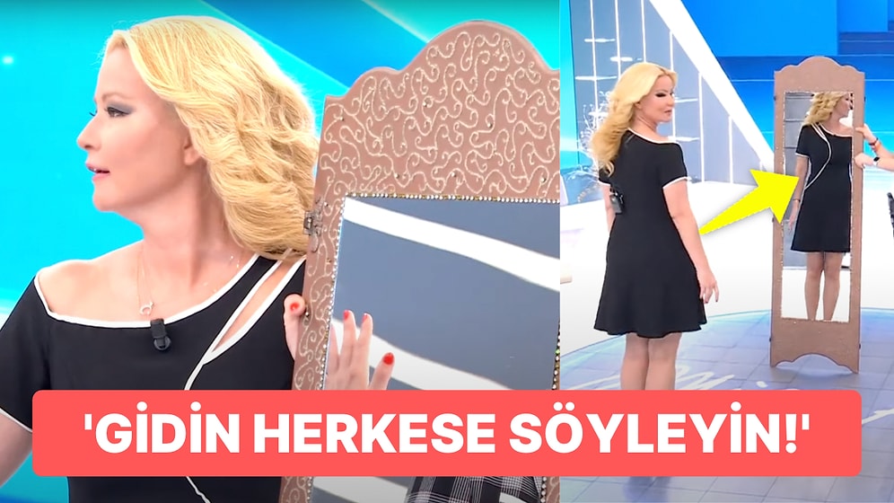 Stüdyoya Boy Aynası Getirdi: Müge Anlı'nın Programa Gelen Seyircilerden İsteği Herkesi Güldürdü!