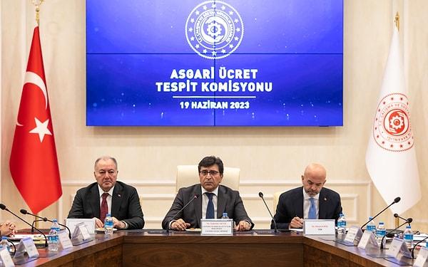 Asgari ücrette yapılacak zam için toplanan Asgari Ücret Tespit Komisyonu’nda ikinci görüşme yapıldı.