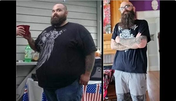 15. "2 yılda 150 kilo verdim! Sonunda değişimimi gözle görebiliyorum."