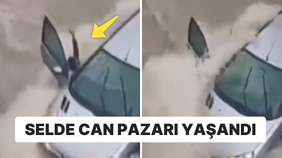 Ankara’da Can Pazarı: Sele Kapılan Araçtan Son Anda Kurtarıldı