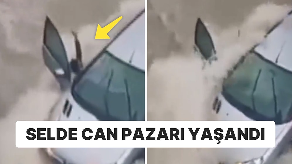 Ankara’da Can Pazarı: Sele Kapılan Araçtan Son Anda Kurtarıldı