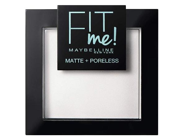 2. Maybelline New York Fit Me Matte+Poreless Pudra - 90 Transparan