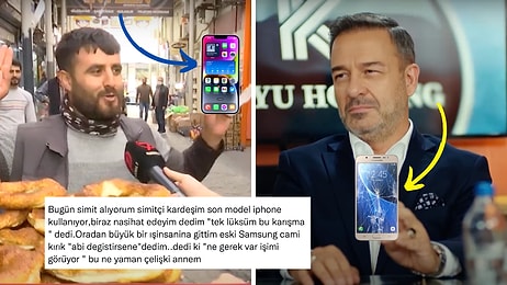 Son Model iPhone Kullanan Simitçiyle Camı Kırık Samsung Kullanan İş İnsanını Karşılaştırdı Tepki Çekti!