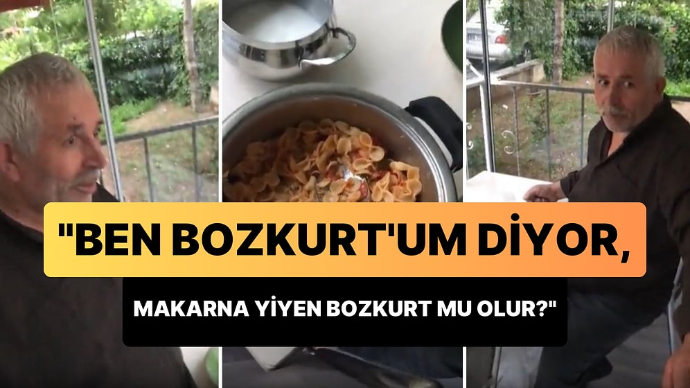Arkadaşını 'Ben Bozkurt'um Diyor, Makarna Yiyen Bozkurt mu Olur?' Sözleriyle Eleştiren Adam Gündem Oldu
