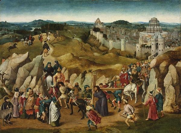 Çizgisel perspektifin İtalya'da oldukça yeni olduğu bu dönemde Van Eyck, bu konuda da dikkat çekici bir başarıya sahip olmuştur.