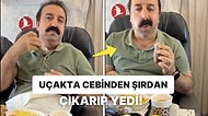 Uçakta Karnı Acıkınca Cebinden Çıkardığı Şırdanı Yiyen Masterchef Mehmet Gündem Oldu!