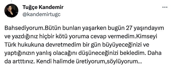 Kandemir isyanına şu şekilde devam etti 👇