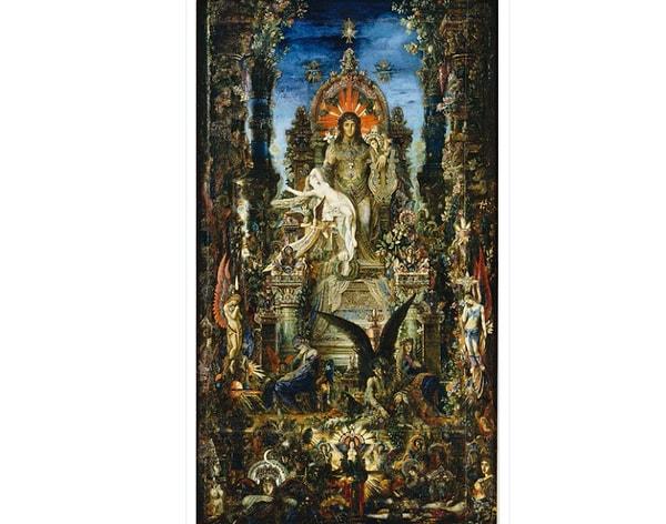 Bu gördüğünüz 'Jüpiter ve Semele', 1895 yılında Fransız ressam Gustave Moreau tarafından yapılmış olan en önemli eserlerden biri.