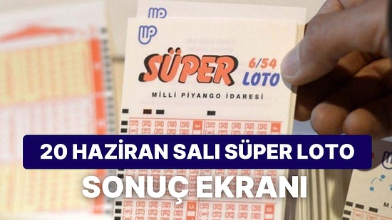 Süper Loto Sonuçları Açıklandı: 20 Haziran Salı Süper Loto Sonuçları ve Kazandıran Numaralar