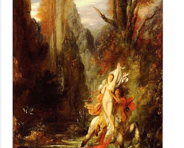 Moreau için neden modern sanatın habercisi dendiğini artık daha iyi anlayabiliriz. Moreau'nun çalışmaları ustaca soyuttur ve anlaşılması da oldukça zordur.