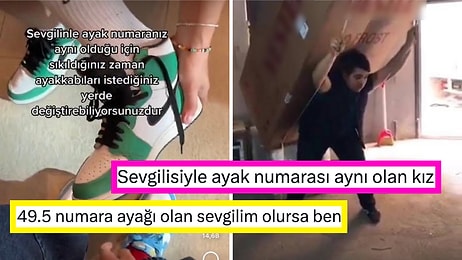 Sevgilisiyle Ayakkabı Numarası Aynı Olan Kişiye Sosyal Medyadan Gelen Yorumlar Kahkaha Attırdı