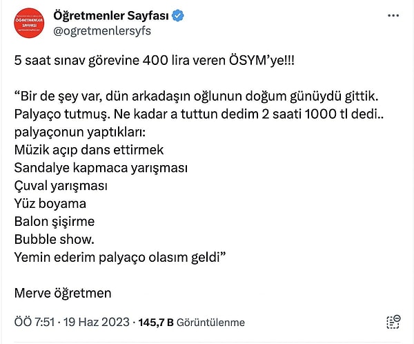 Özellikle öğretmenler ve sağlık çalışanları diğer mesleklerle aldıkları maaşları karşılaştırdı. Hatta öyle ki palyaçoların saatlik aldığı ücret bile tartışmanın konusu oldu.