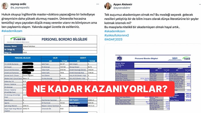 Berber ve Çaycı da Konuya Dahil Oldu: Maaşlarını Paylaşan Akademisyenler İsyan Etti!