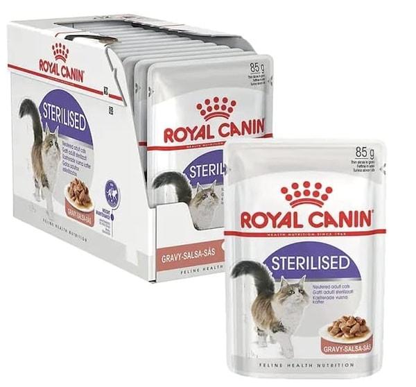 7. Royal Canin Sterilised Gravy Kısır Kedi Pouch Yaş Mama