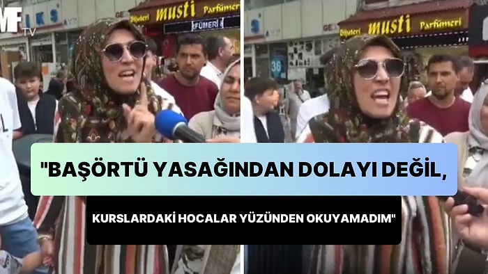 "Kurslardaki Hocaların, Anneme 'Kız Çocuklarını Okula Göndermeyin' Dedikleri İçin Okuyamadım" Deyip İsyan Etti
